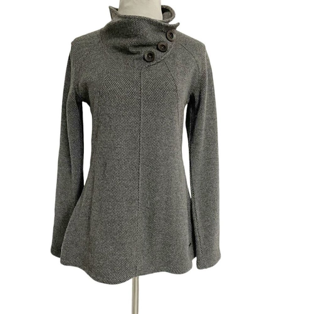 Prana Size XS Long Sleeve Cowl Neck Shirt